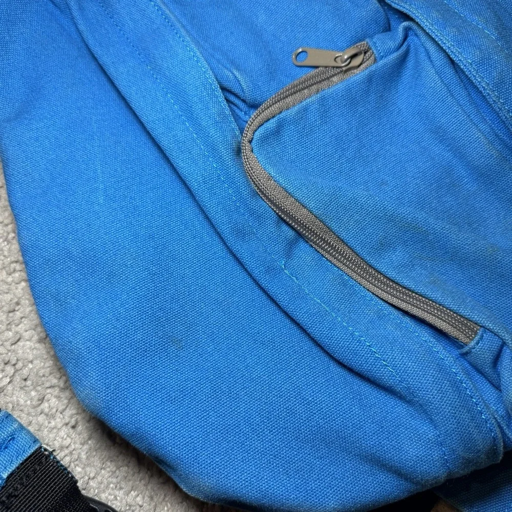 KAVU Rope Sling Backpack Crossbody Bag Blue Outdoor Canvas Hiking - Picture 4 of 10